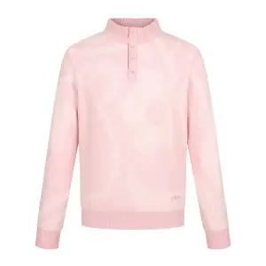 [핑]골프 남성 자카드 방풍 반버튼 긴팔 니트 111D4SR481-PK_BP