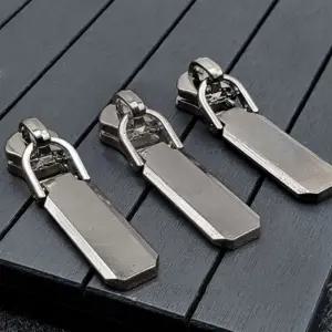 5호 직사각형 지퍼 고리 슬라이더 10p 세트 (그레이)/부자재/자크/수선/가방/부속/바지/만능/손잡이/옷지퍼