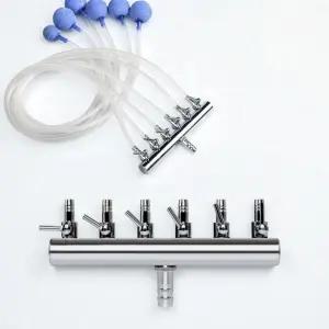 튼튼한 브로와 10구 에어 분배기 어항 기포기