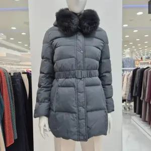 폭스퍼 후드 벨트 덕다운 점퍼 RJJ244S20_OD