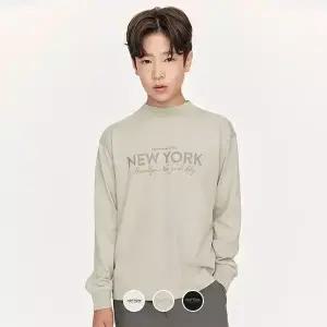 [지오다노주니어] 03095913 목넥 프린트 긴팔 티셔츠