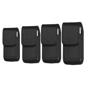 1/2개 전술 휴대폰 파우치 (무료 D형 버클 포함) 지갑 카드 허리 팩 야외 스포츠 나일론 케이스