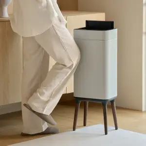 비다체 26L 오존살균 스탠드형 센서 휴지통 종량제 호환 스마트 쓰레기통 냄새차단