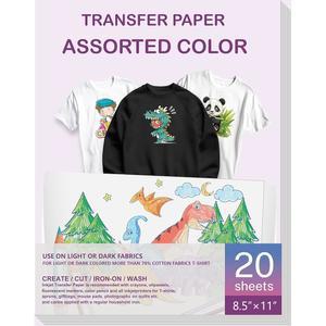 잉크젯 및 레이저젯 프린터용 열 전사 용지(20매 8.5