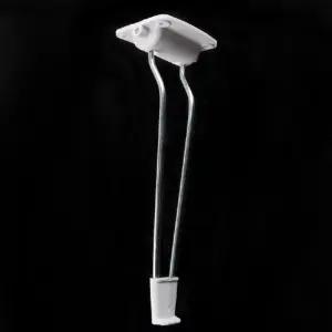 접이식 좌탁 상다리 4개1세트 백색 K곡선 밥 철제