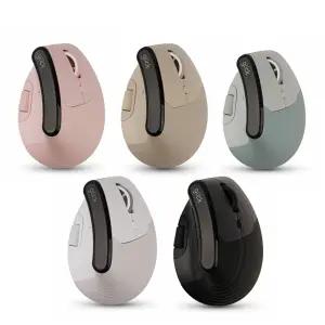 지클릭커 오피스프로 듀얼 휠마스터 버티컬 OP75 LCD 무소음 무선 블루투스 마우스