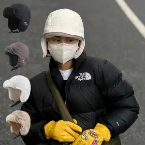 양면 방한모 귀달이 트루퍼햇 대두 빅사이즈 군밤 겨울 뽀글이 털 패딩 모자 캠핑 스키장