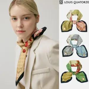 [갤러리아] [루이까또즈] 코지 실크 사각 스카프 1WSM082