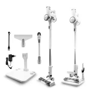 신일 BLDC 슬림 무선 진공청소기 충전거치대 세트 강력흡입 경량형 분리세척 핸디스틱 겸용 무선핸디