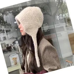 겨울모자 LND 당일출고 보송 니트 보넷 햇 귀달이 여성 겨울 방한 패션 모자