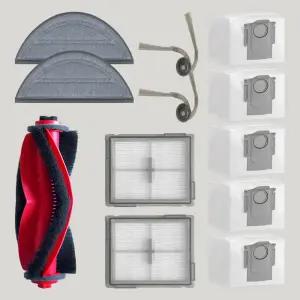 올데이컴퍼니 로보락 S8 프로 플러스 물걸레 더스트백 필터 메인 사이드 브러쉬 먼지봉투 호환 소모품 패키지 SET