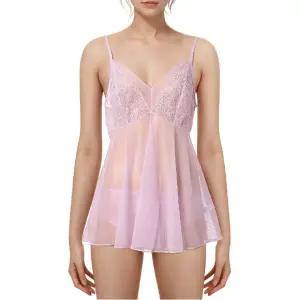 [롯데백화점]비비안 여성 은은 섹시 시스루 미니 슬립 -BS(CS1901A)