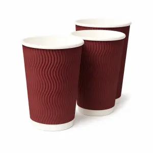 테이크아웃잔 카페일회용컵 360ml 3중 단열 종이컵 와인 12온스 500개입