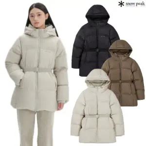 [스노우피크](대구신세계) 티피코 여성 후드 벨티드 다운 자켓 S24WWTDJ03