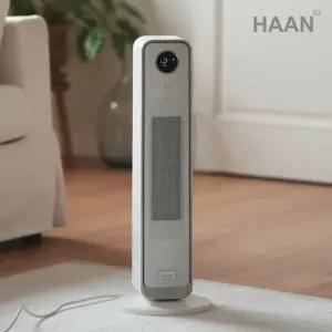 한경희 AI 음성인식 그래핀 PTC 리모컨 타워형 온풍기 고속히팅 전기히터 HA-28000FH