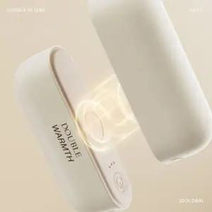 보조배터리 DOUBLE IN ONE 핸드워머 손난로 분리식 대용량 10000mA USB 충전식 A401 KC인증 대량구매 핫팩