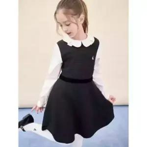 빈폴키즈 BENPOLE KIDS클래식 저지 트위드 베스트형 원피스 블랙 (BI5971G915)