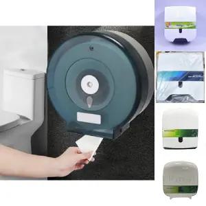 점보 롤 휴지케이스 블루+블랙/대용량/디스펜스/점보롤/거치대/투명케이스/휴지/케이스/화장실/휴지업소용