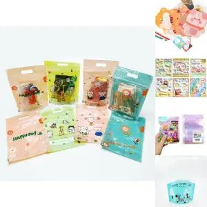 스탠딩 지퍼백 답례품 선물 포장 포장지 구디백 20P/비닐/간식/봉투/교회/간식백/지퍼봉투/귀여운/단체