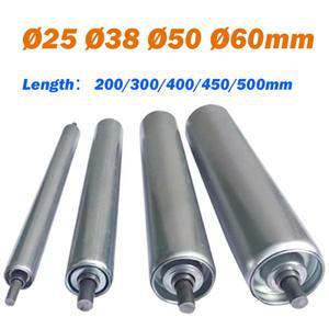베어링조립 라인 컨베이어 롤러 아연 도금 강철 탄소강 길이 200mm Φ25mm 38mm 1 개