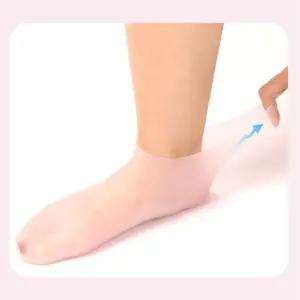 보습 실리콘 양말 사계절용 뒷꿈치관리 덧신 발각질케어 발보습 홈케어