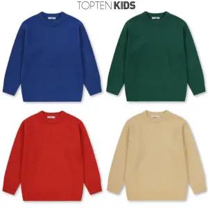 [탑텐키즈](신세계 사우스시티)24년 FW 공용) 베이직 라운드 스웨터 MKE4ER3201