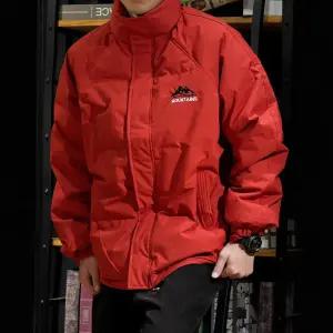 남자 활동성 점퍼 패딩 컬렉션 겨울 90 화이트 오리털 도톰하고 따뜻한 레드옷 힛템