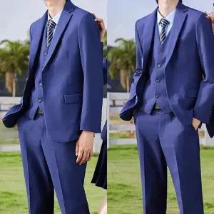 [하프클럽/셀러허브_여성트랜드패션]투버튼 중학생교복 남자 자켓 남자교