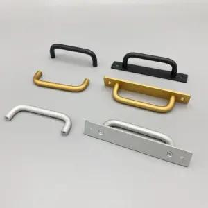 알루미늄 판 손잡이 샤시문 슬라이딩 도어 A 대형 창호 샷시 베란다 신발장 문 붙박이장 싱크대 중문