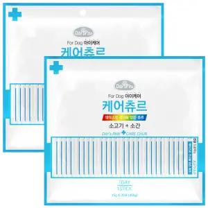 강아지 츄르 데이스포 케어츄르 소고기+소간(눈/장) 30p X 2개