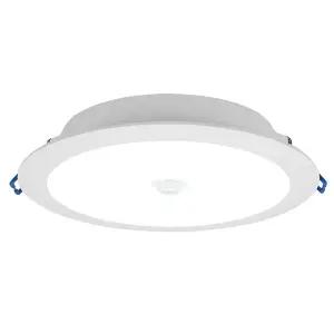 비츠온 6호 15W LED 원형 센서 다운라이트 주광색 타공 150mm (6인치) 매입등 동작감지 복도 현관 센서등