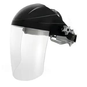 보안면 F-72A 투명 곡면렌즈 맨머리형 내열 보안경/카바/안면보호구/안면보호대/예초기/예초기작업/얼굴보