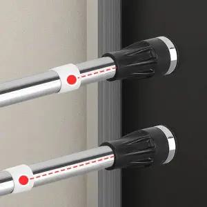 원형 압축봉 옷걸이 강력 압축봉 드레스룸 옷장