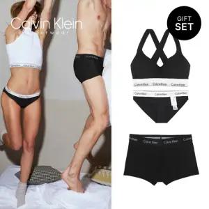 캘빈클라인 CK 커플 속옷 팬티 브라 선물세트 기념일 이벤트 블랙