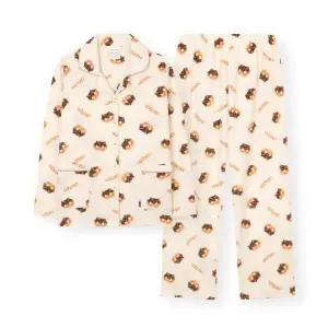 [오르시떼](김해점)여성 G060 뉴욕프레즐 긴소매 파자마 세트