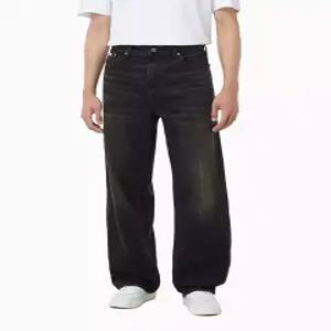 캘빈클라인 진 남성 CK 배기핏 블랙 와이드 청바지 4RE787G (4RE787G-01G)