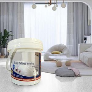 방수 에폭시 바닥 셀프 페인트 수성 고광택 레벨링 타일 모래 대리석 컬러 효과