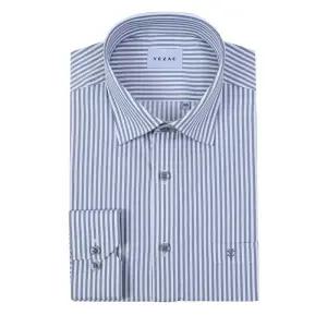 [롯데백화점]예작 일반핏 남자 긴팔 스트라이프 면스판 그레이 남방 셔츠YJFSBR130GY