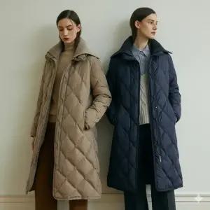 [무료배송]데니스골프 25FW신상 여성 웜니트카라 구스다운 4종택1_RAQWLDJ274