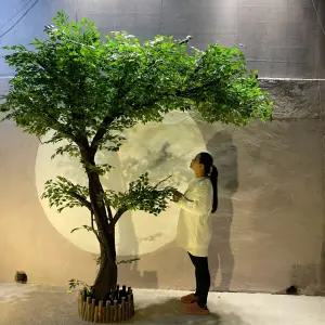 대형 인조나무 원형 가짜나무 인테리어 실내 무대 확장