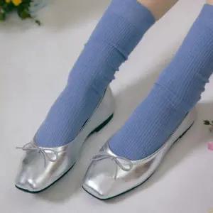 [아웃도어스/슈펜]스퀘어 리본 플랫슈즈 (HPWWFDA01S-T)