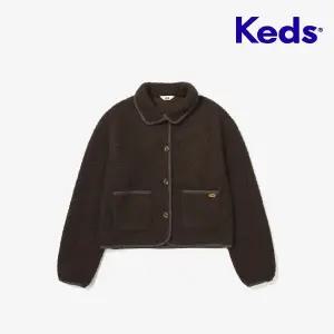 KEDS 카라 플리스 자켓KD2PLG4101FBRN