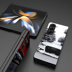 스포츠카 A 아우디 백 폰 커버 케이스 갤럭시 Z폴드5 Z 폴드 7 6 5 4 3 Z폴드3 Z폴드7 Z폴드4 Z폴드6
