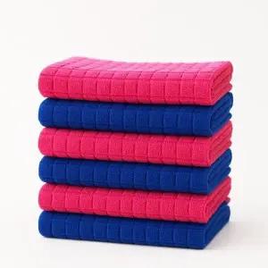 고품질 초극세사 바둑판 크리너 30X40 10장 국산 다용도 타월 (WFIORD2)