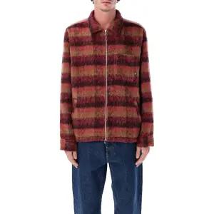 메가블라스트 체크 재킷 JK00485 BERRY