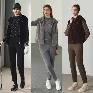 [힐크릭]트레이닝세트 여성 후드상의+하의+퍼베스트 3종세트 1HCHSXU503_4_5