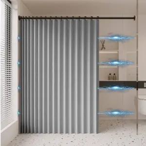 욕실 자바라 샤워 목욕 커튼 화장실 무타공 슬라이딩