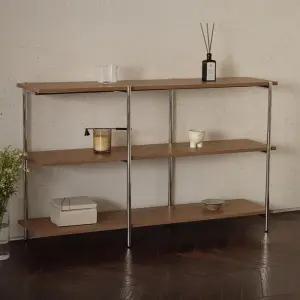 3단 모듈장 거실 원목 서랍 진열장 DD몰 복도 가구 티비다이