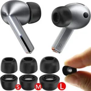 이어캡 이어폰 고무캡 SAMSUNG 삼성 Galaxy Buds 3 Pro 이어팁용 메모리 폼 이어팁 소음 귀마개 Buds3Pro용