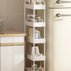 틈새수납장 150 100 틈새선반 슬림 이동식 냉장고옆 선반 주방